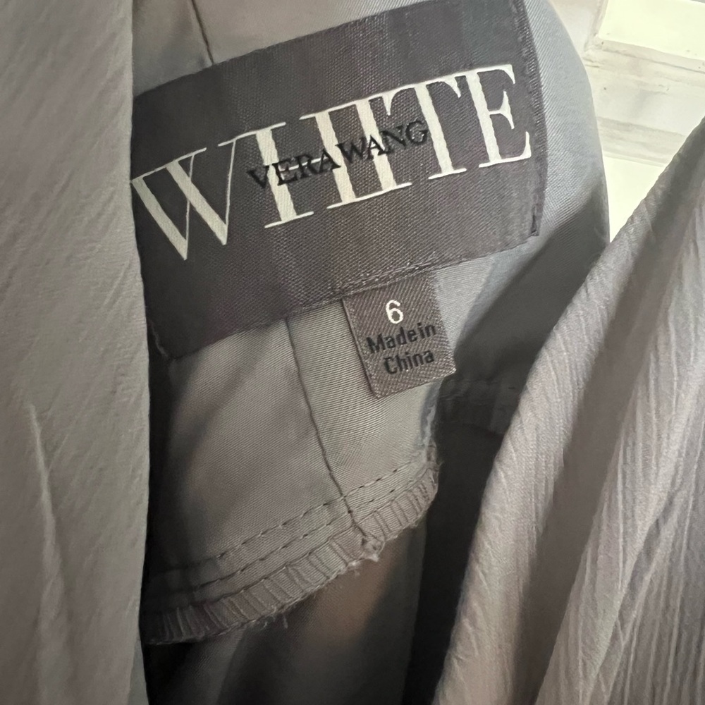 Elegant Gray Bridesmaid Dress - Picture 5 of 8